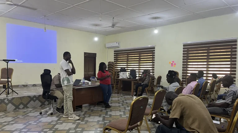 Peace and security stakeholder training session